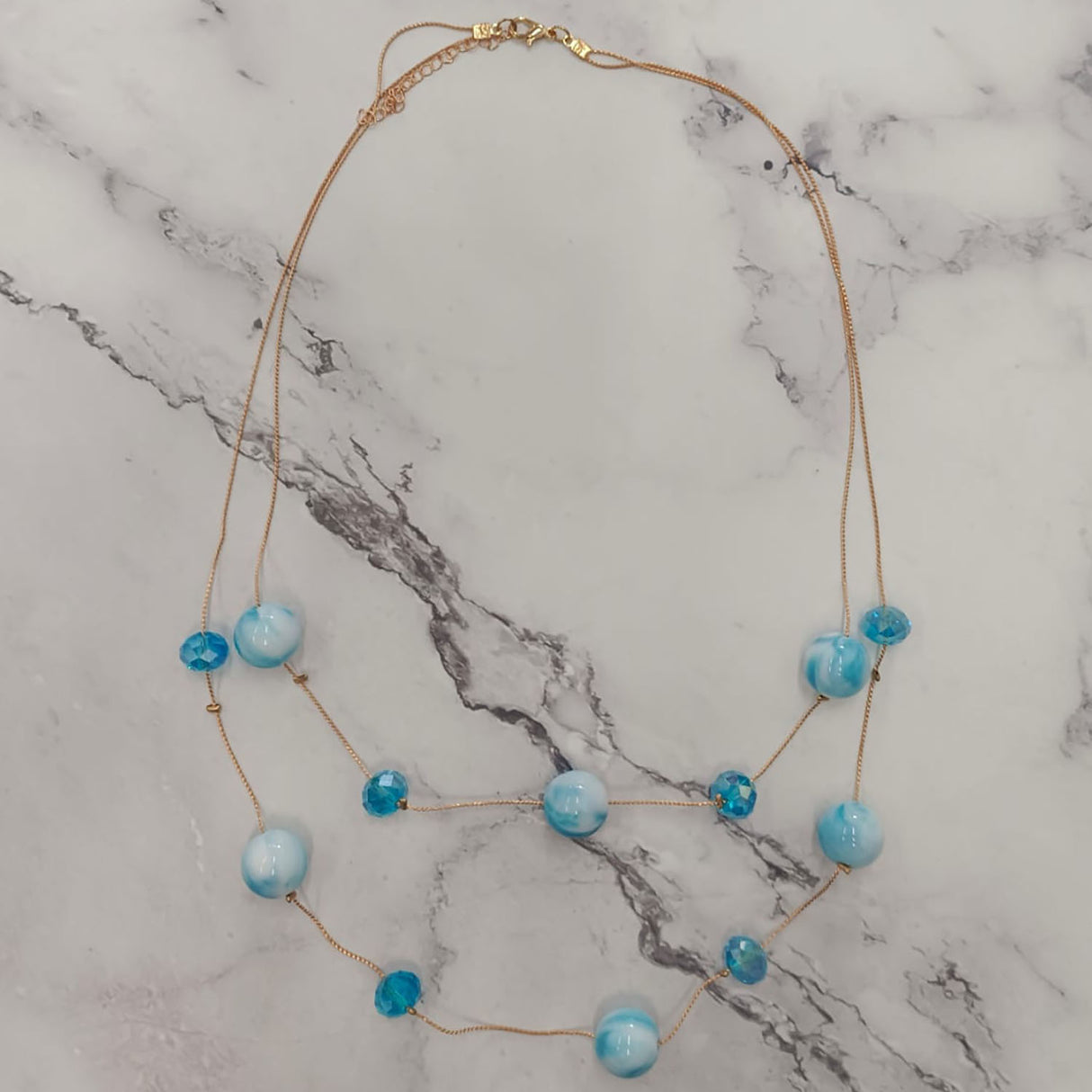 Dream Layered Bead Necklace