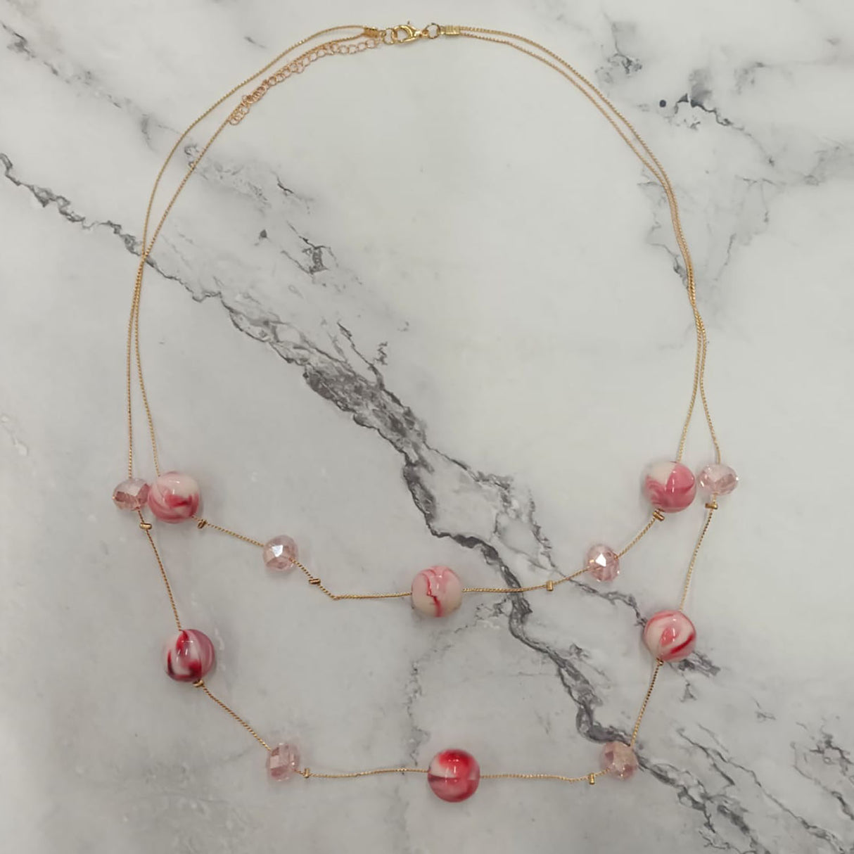 Dream Layered Bead Necklace