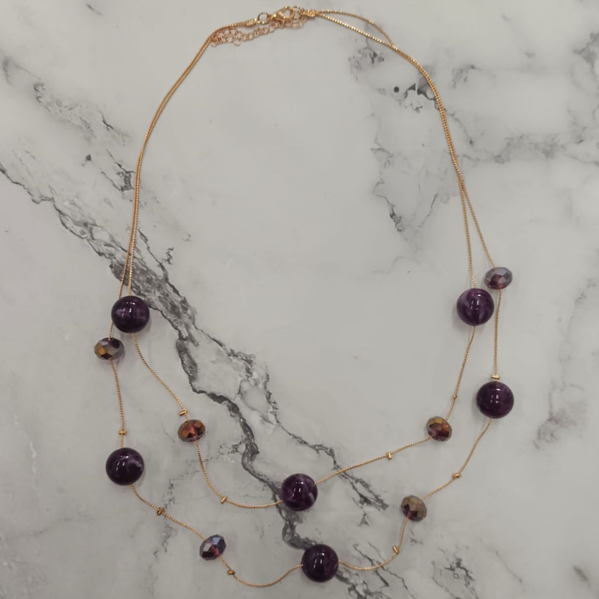 Dream Layered Bead Necklace