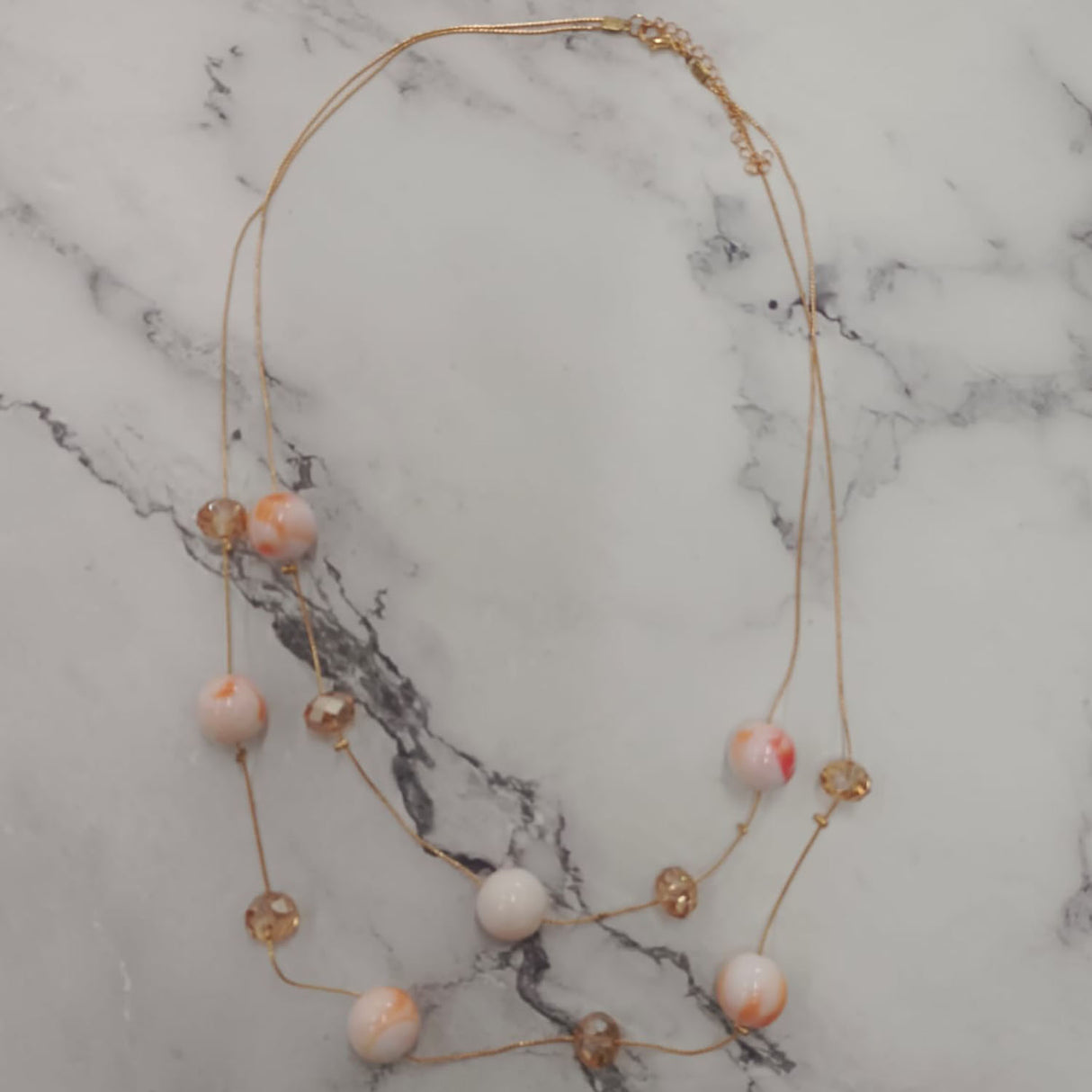 Dream Layered Bead Necklace