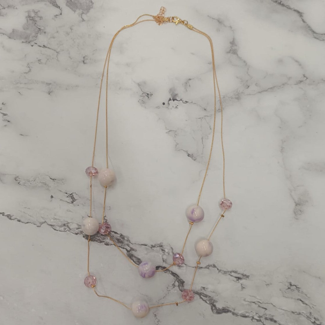 Dream Layered Bead Necklace