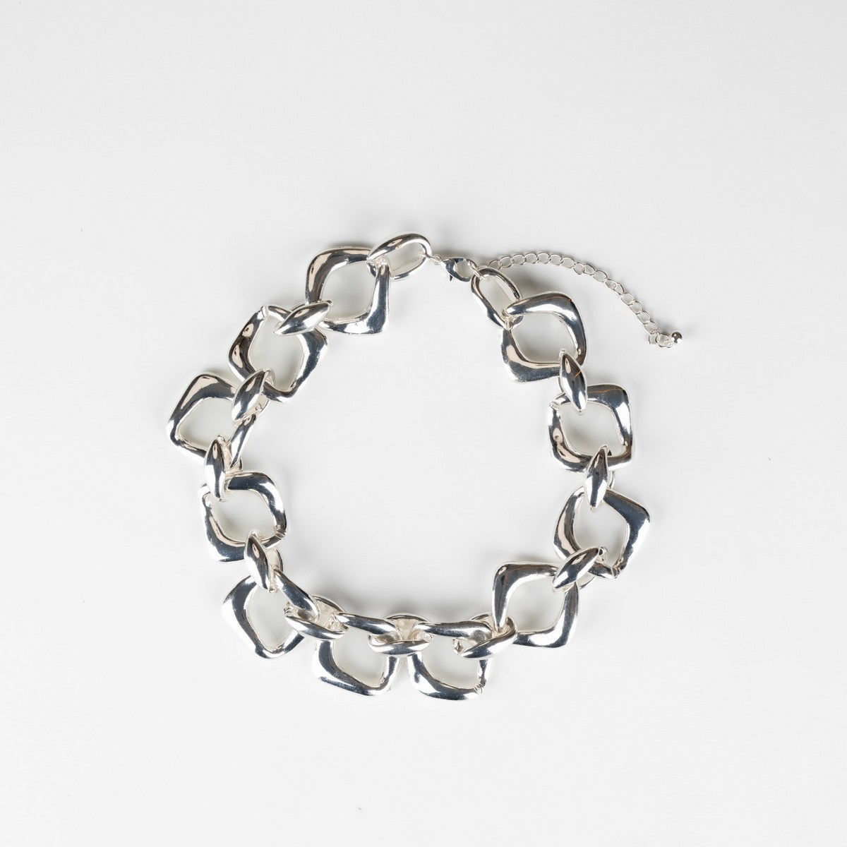 Sqaure Chunky Chain Necklace