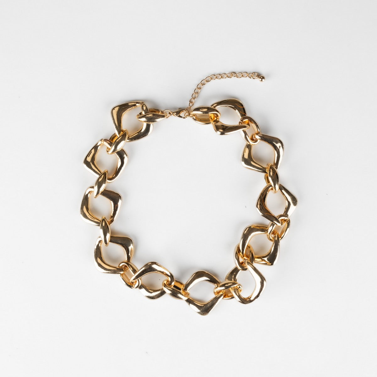 Sqaure Chunky Chain Necklace