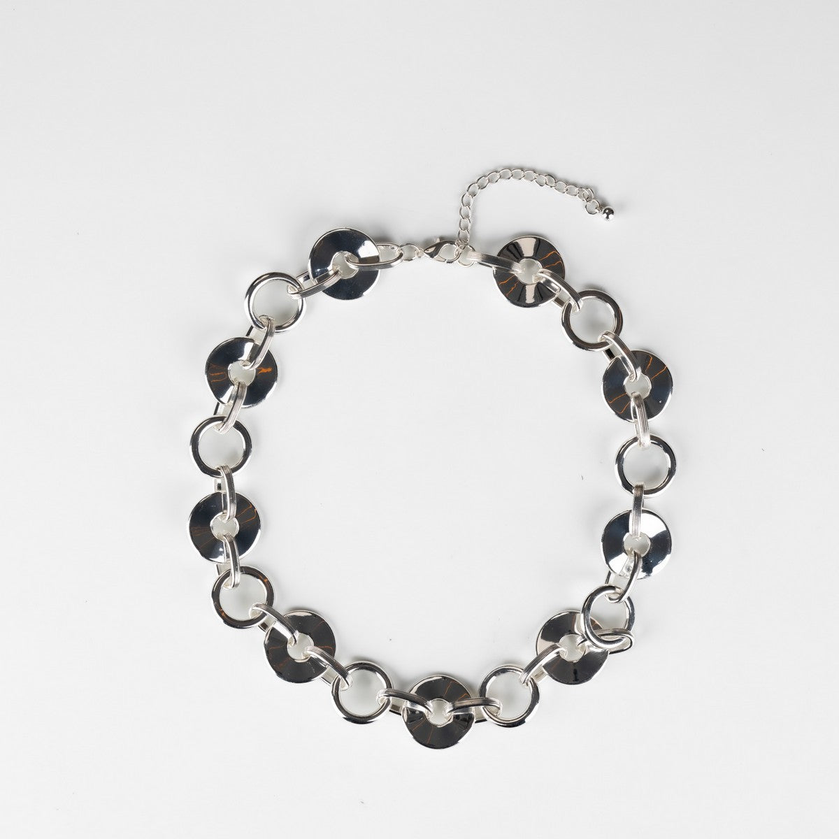 Coin Shapes With Chain Necklace