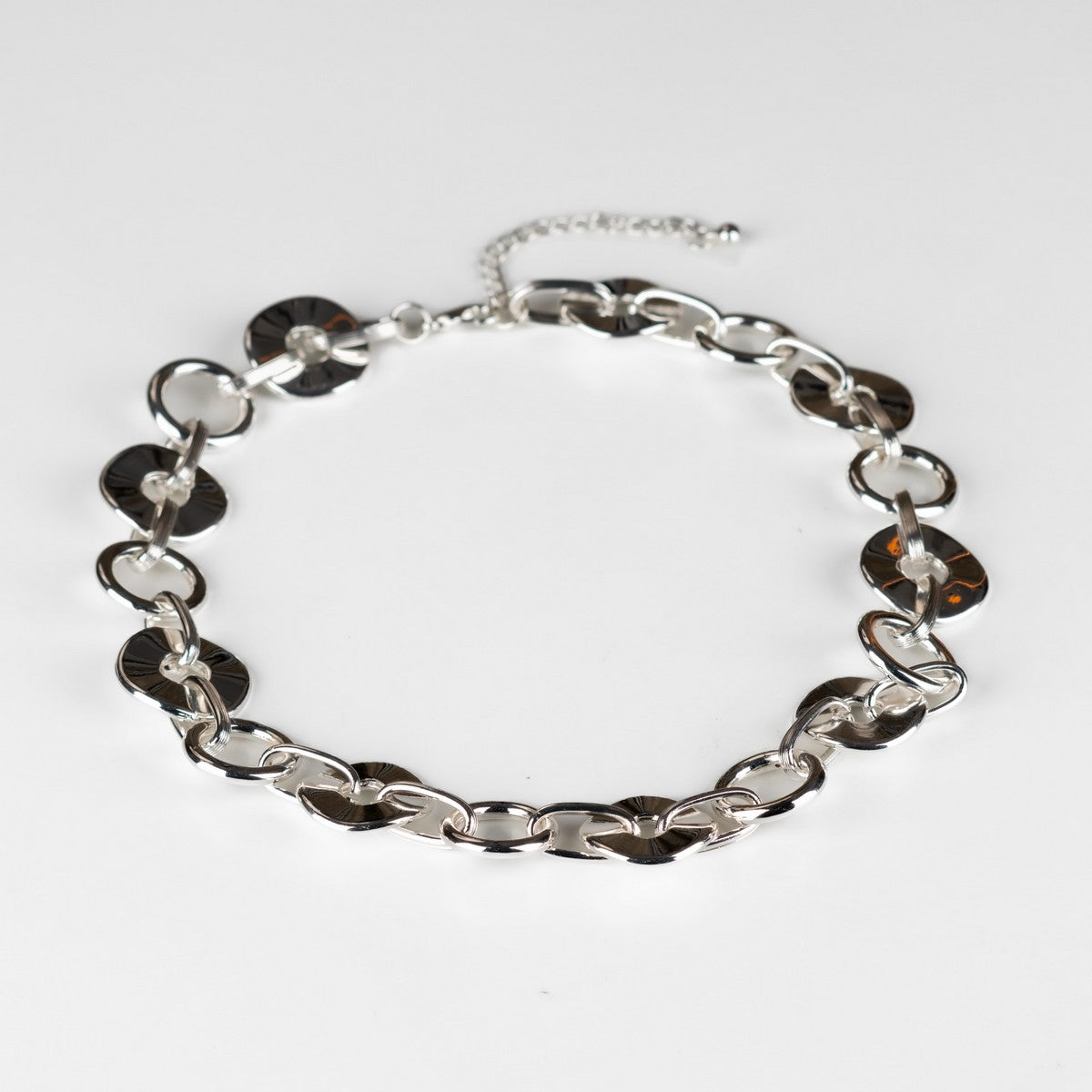 Coin Shapes With Chain Necklace