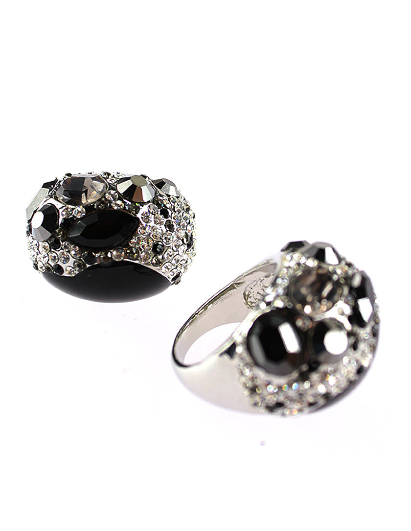 Ring - Silver-Black (RY1409016)