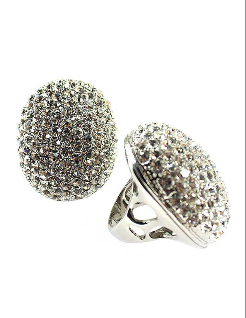 Large Diamante Encrusted Fashion Ring (RY1409022)