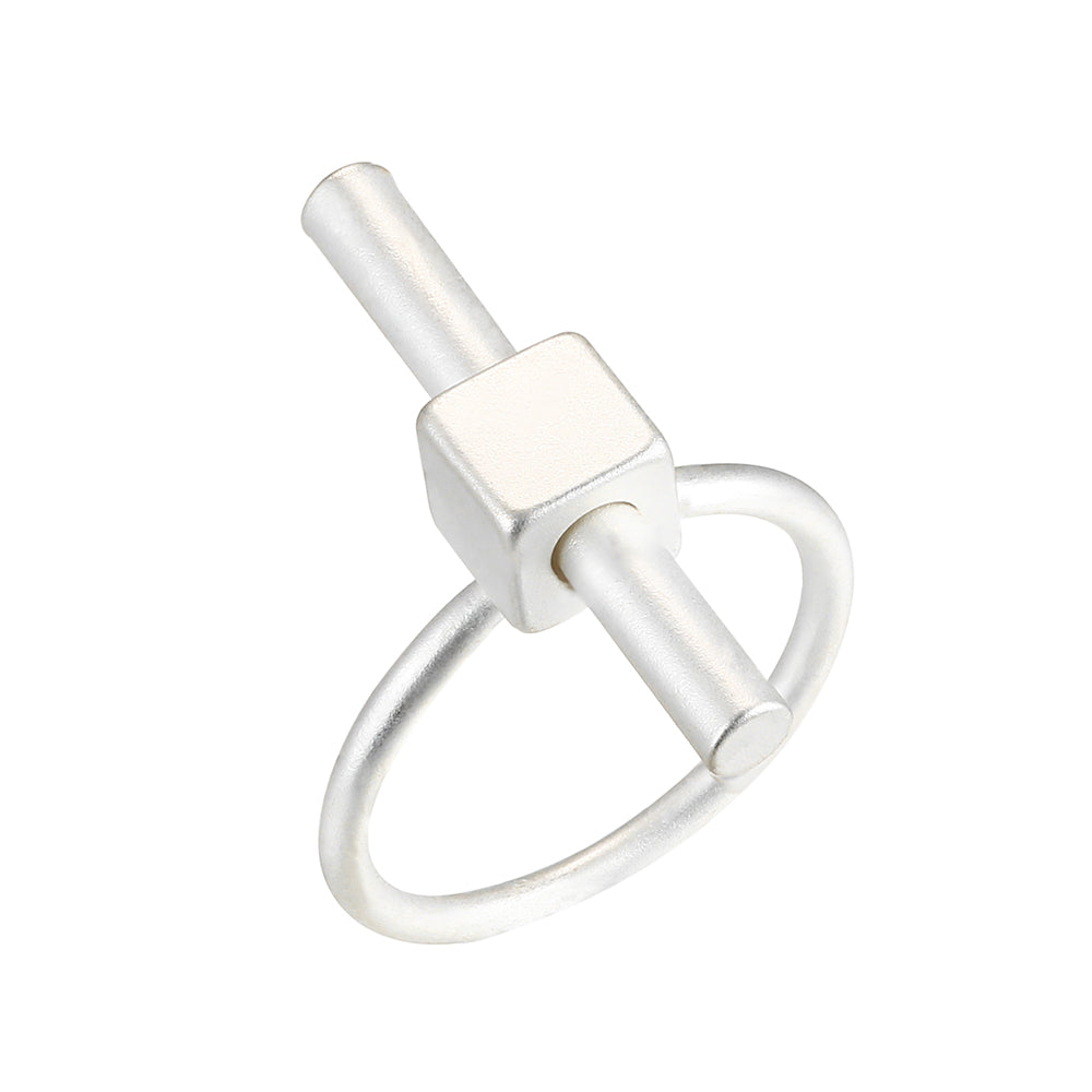 Vertical Bar Ring - Silver (Matte Finish)