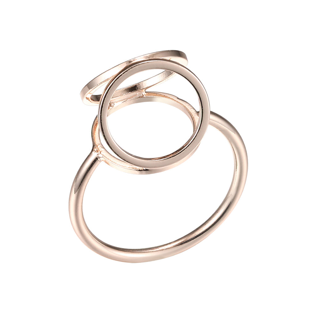 Geometric Reuleaux Triangle Ring - Rose Gold (Gloss Finish)