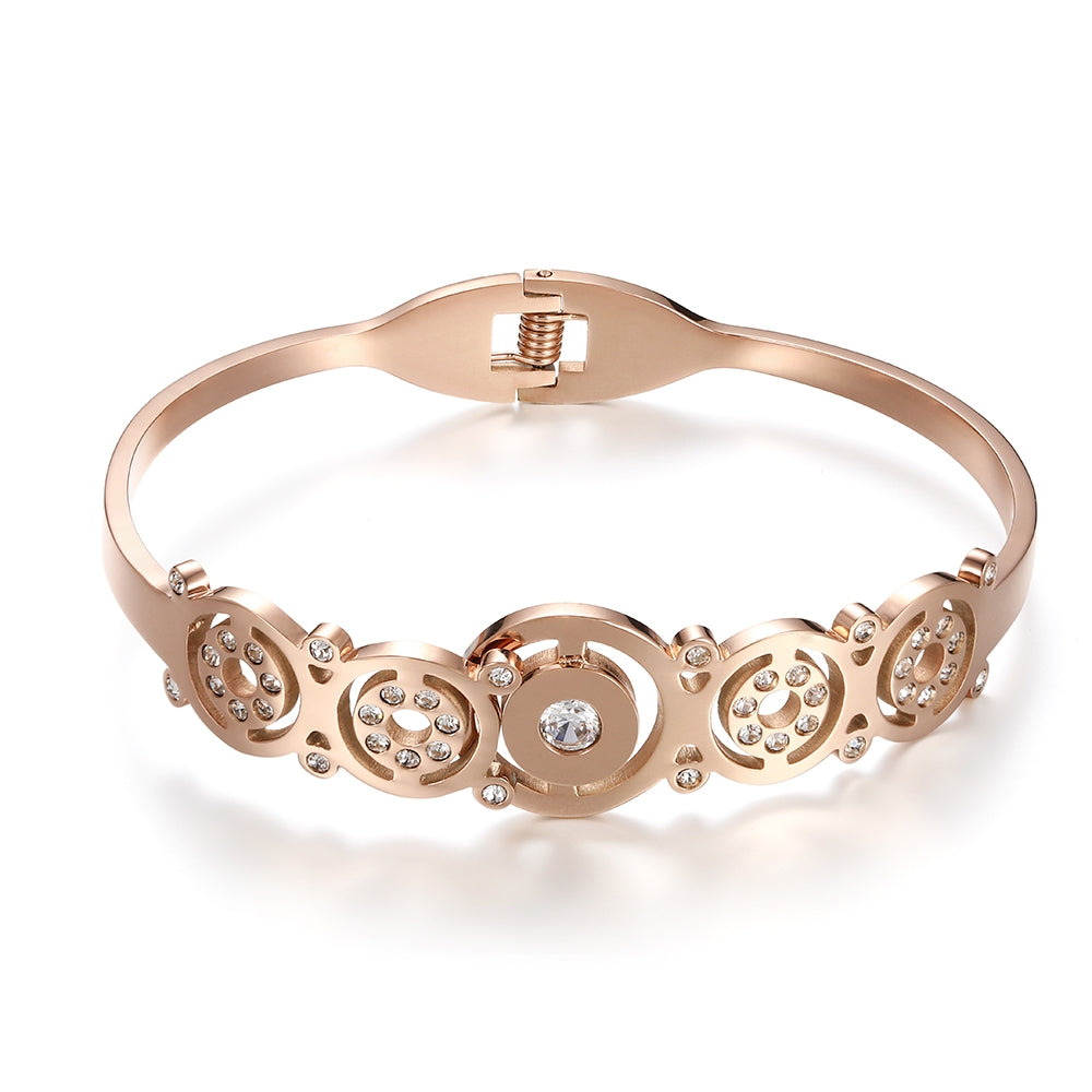 Filigree Bangle - Rose Gold (HM18005RG)