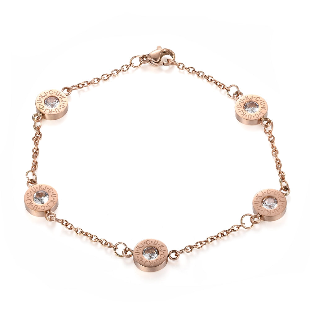 JCUK Signature Bracelet - Rose Gold (HM18014RG)