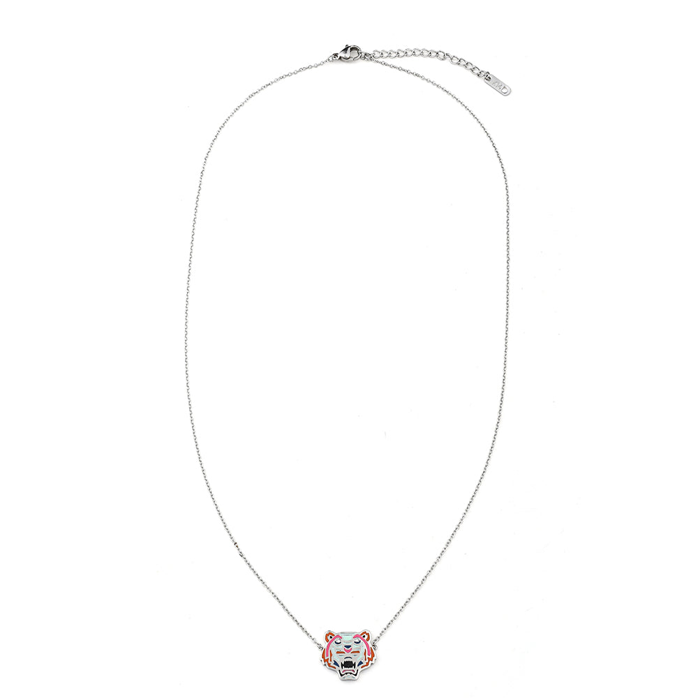 Tiger Pendant - Silver