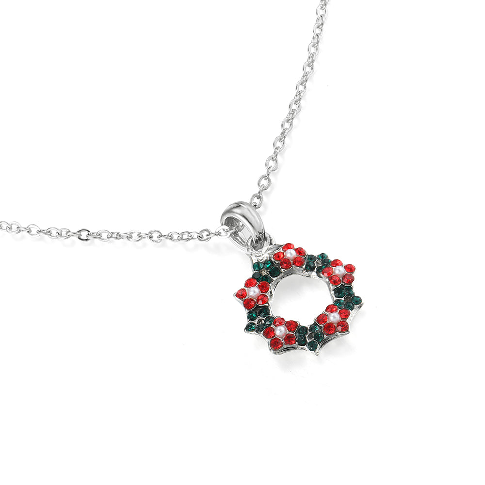 Wreath Pendant - Silver