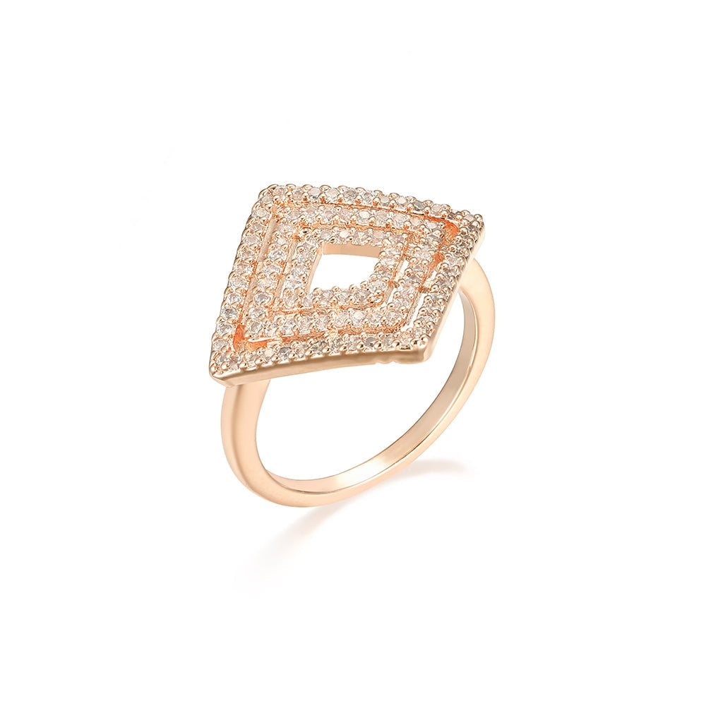 Diamond Shape Ring - Rose Gold (MG18005RG)