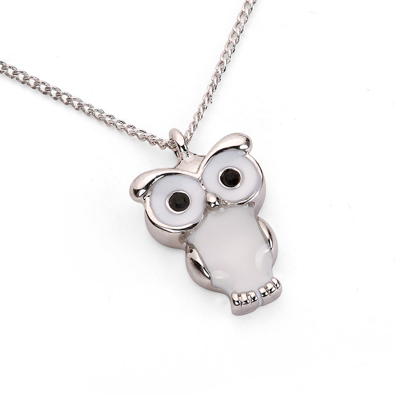 Owl Pendant - Silver