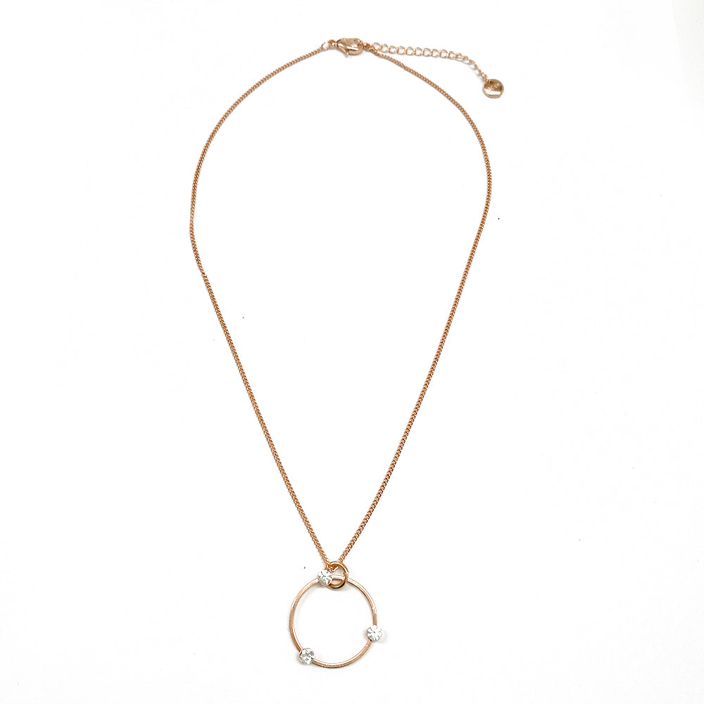 Circular Pendant - Rose Gold