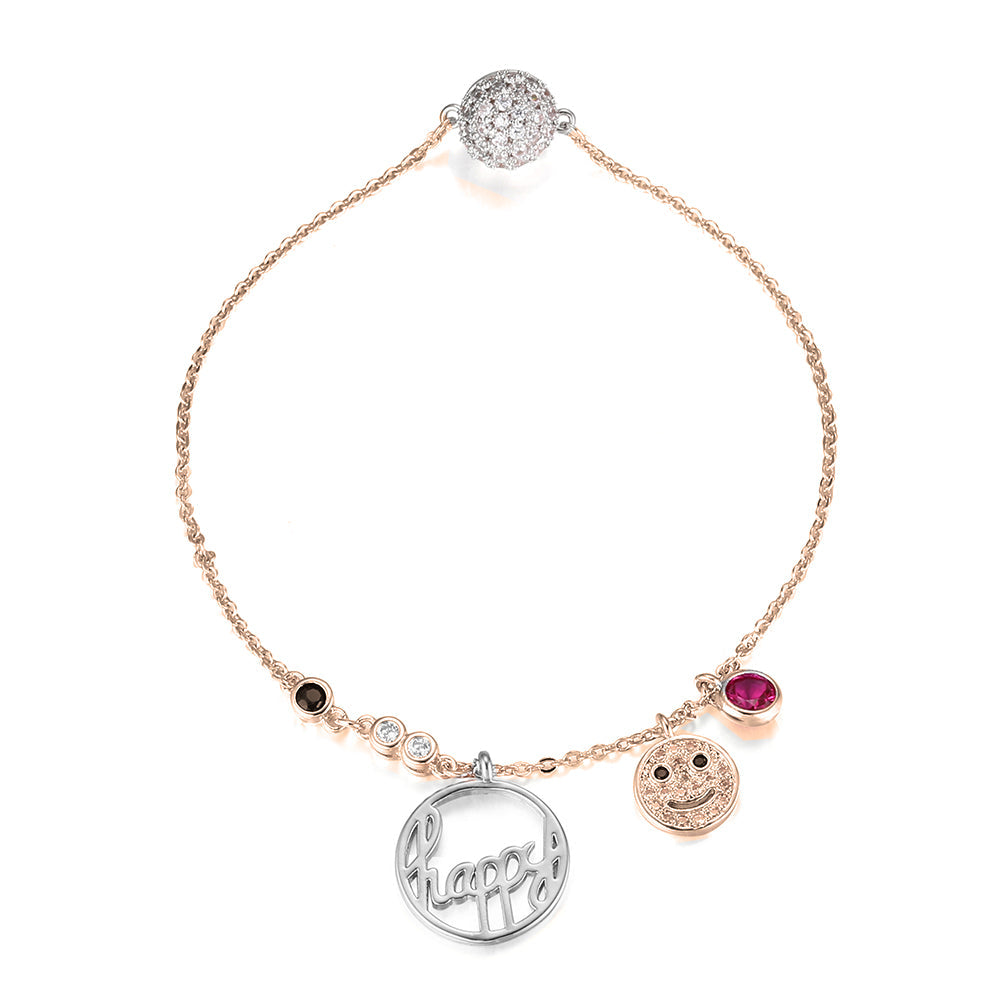 Smile Happy Bracelet - Rose Gold (MS18042RGD)