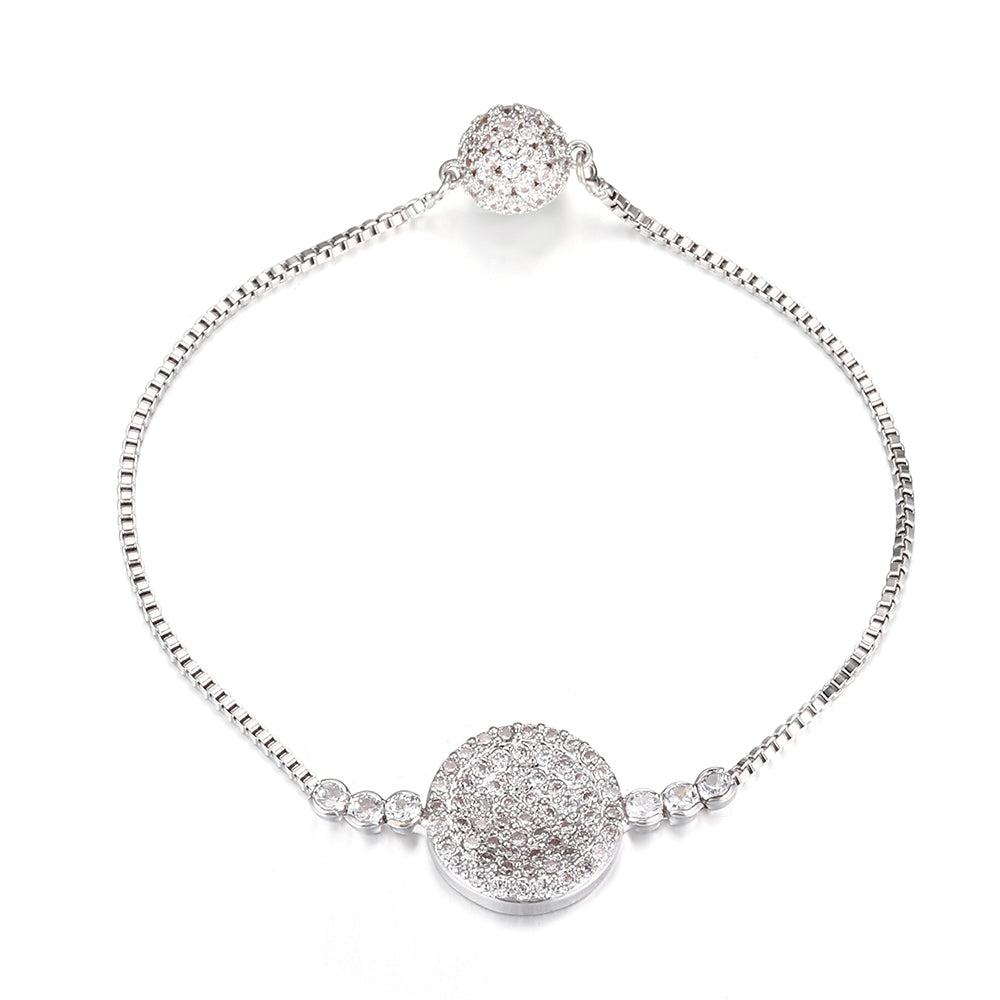 Solid Circle Bracelet - Silver (MS18059SL)