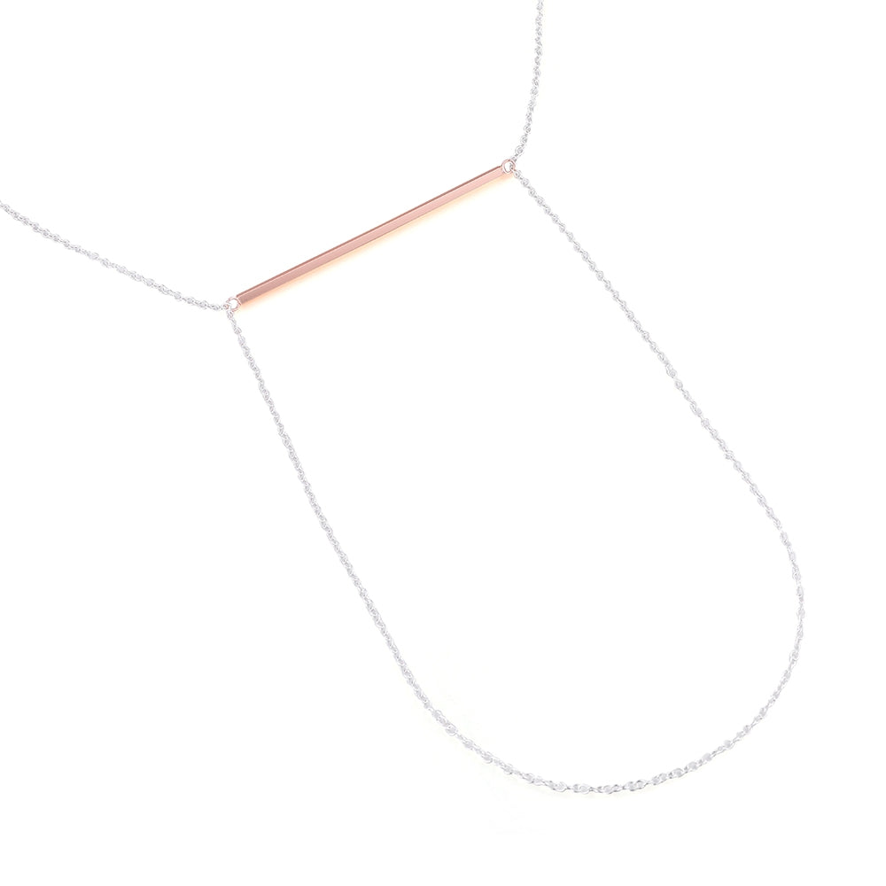 Necklace with Centre Joined Bar - Mix (CY18050MX)