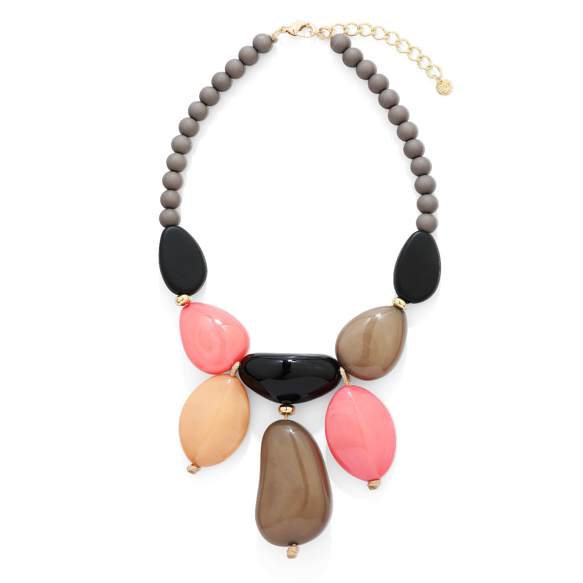 Multicolour Mixed Shape Beads Colourful Necklace YA20023MIX