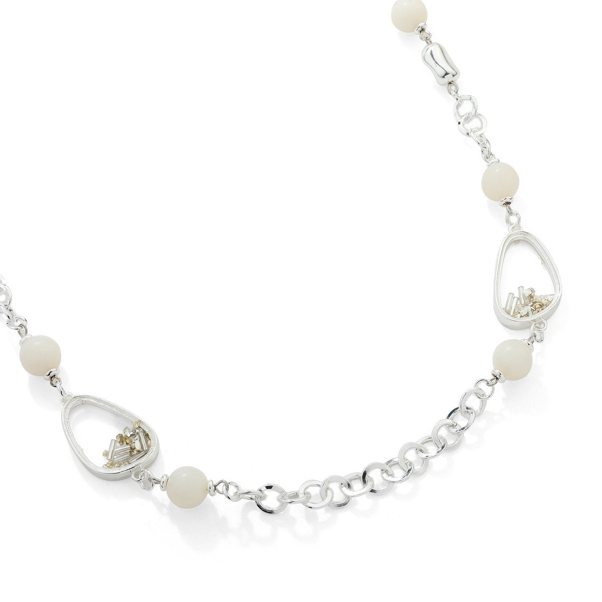 Necklace - Silver (YD10074SLR)