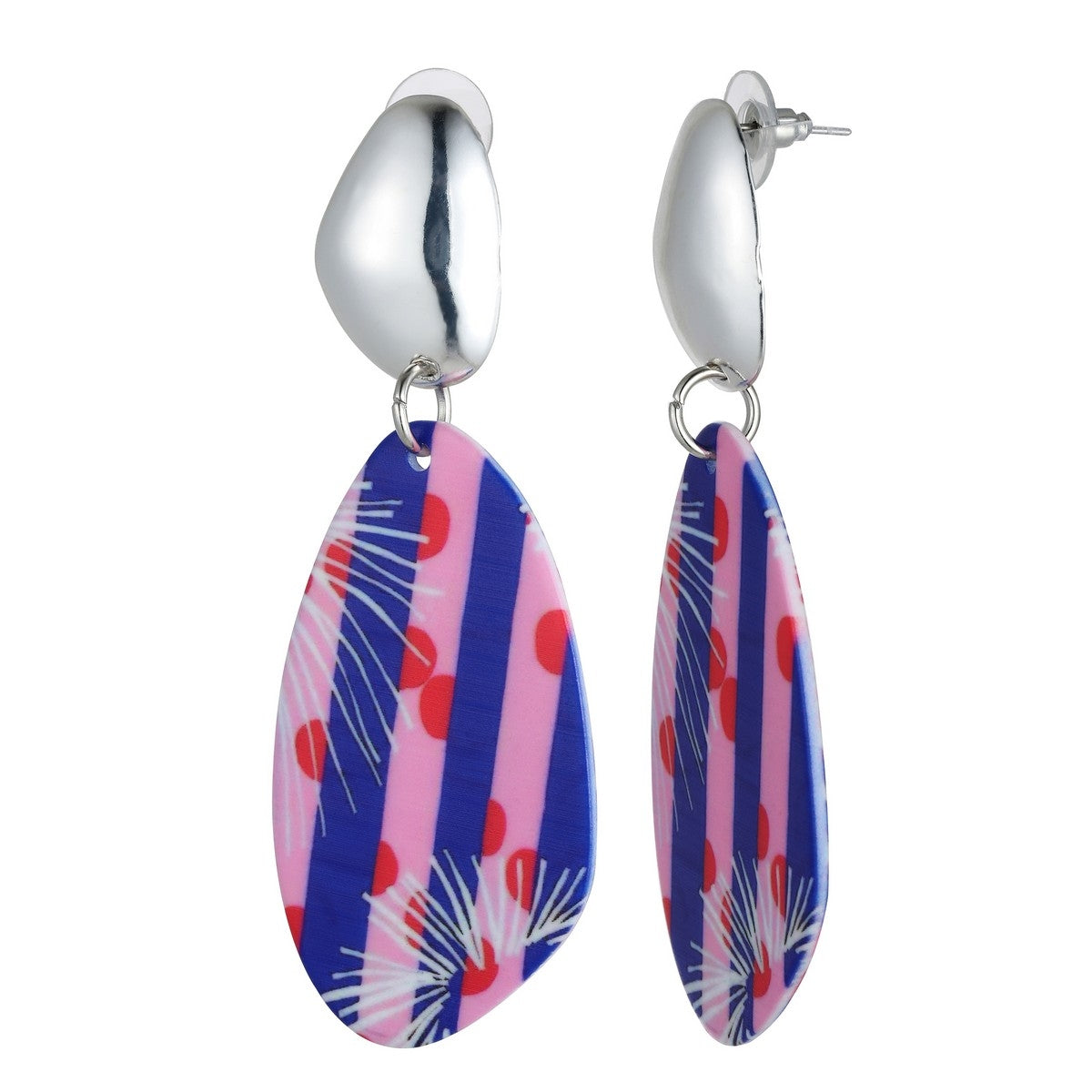 Earrings - Purple-Pink (YD10801PNK)