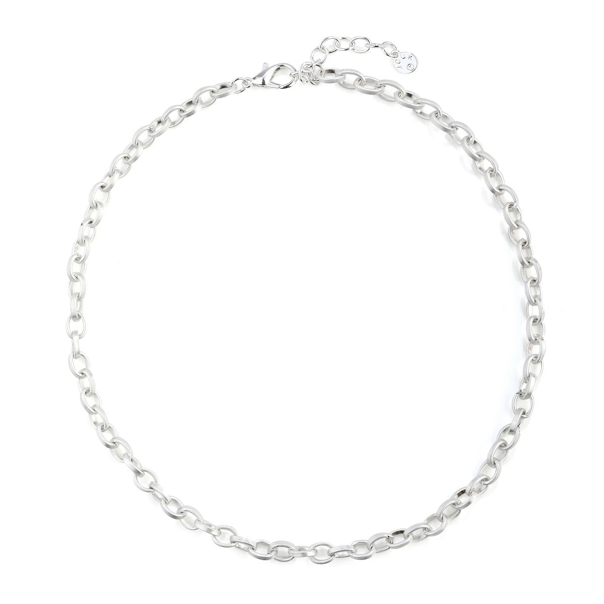 Small Classic Metal Chain Link Short Necklace YD20094SLR