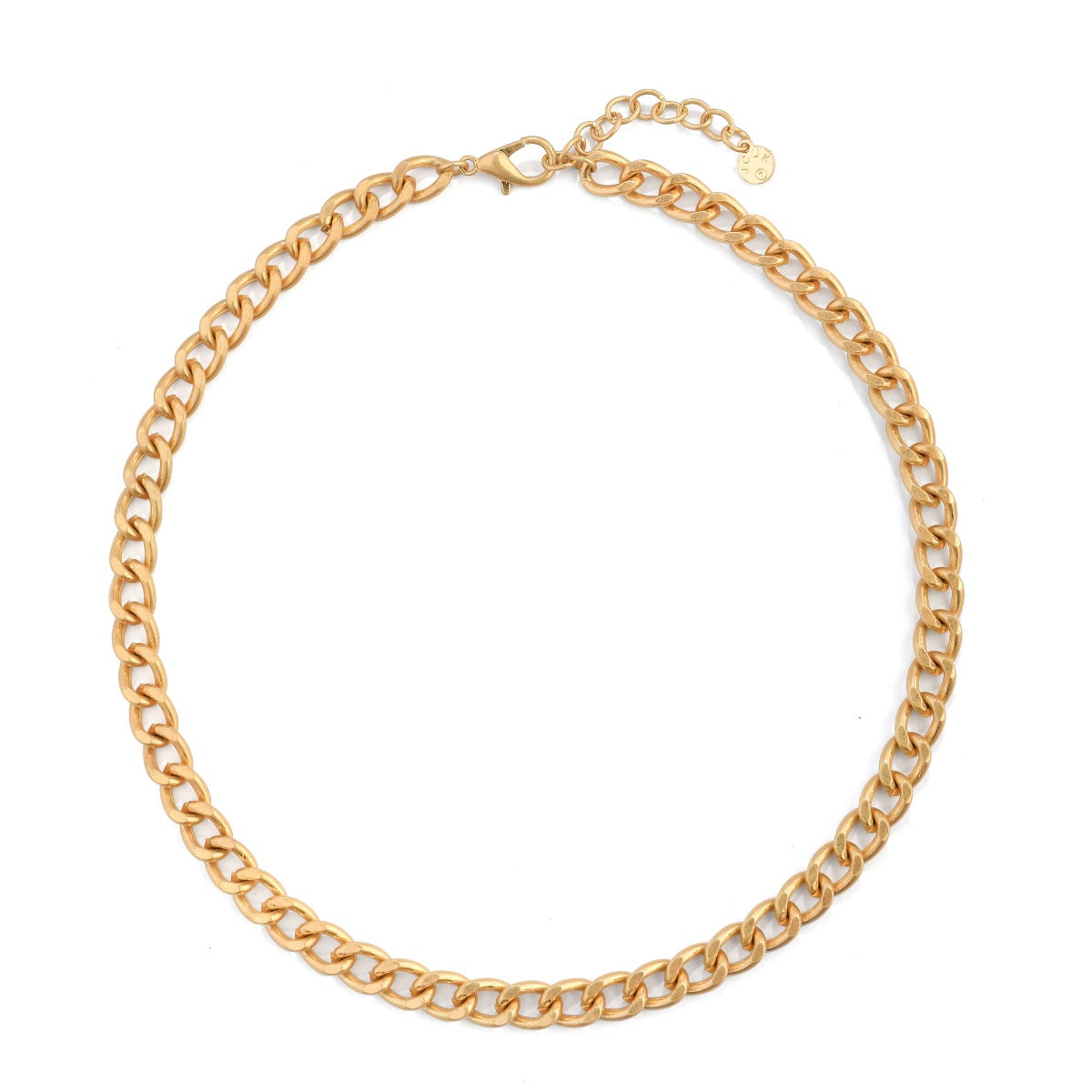 Gold Chain Link Short Necklace YD20095YGD