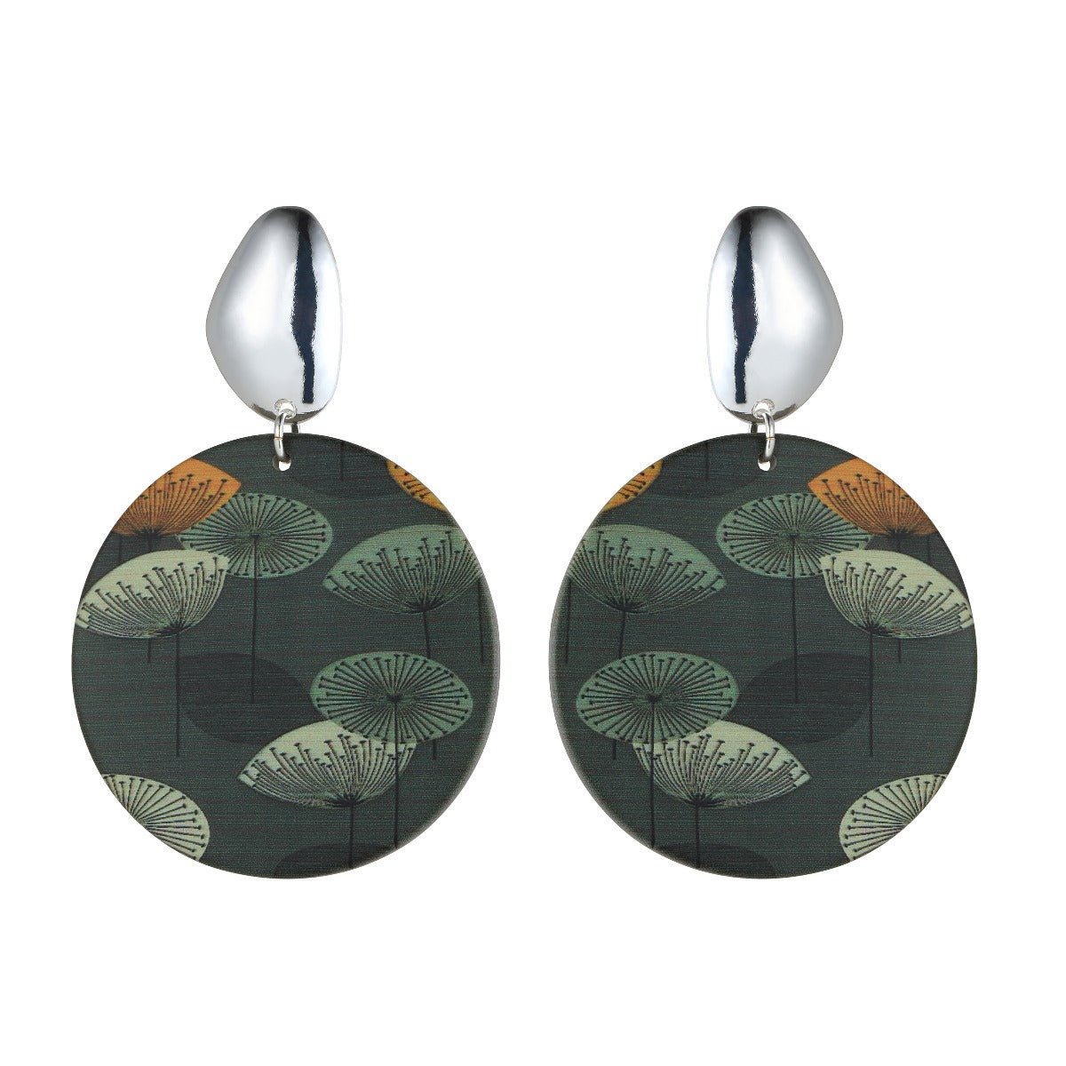 Floral Pattern Colourful Fashion Earrings YD20801YEL