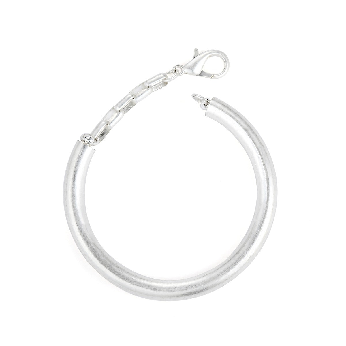 Silver Bangle-style Fashion Bracelet YD20904SLR