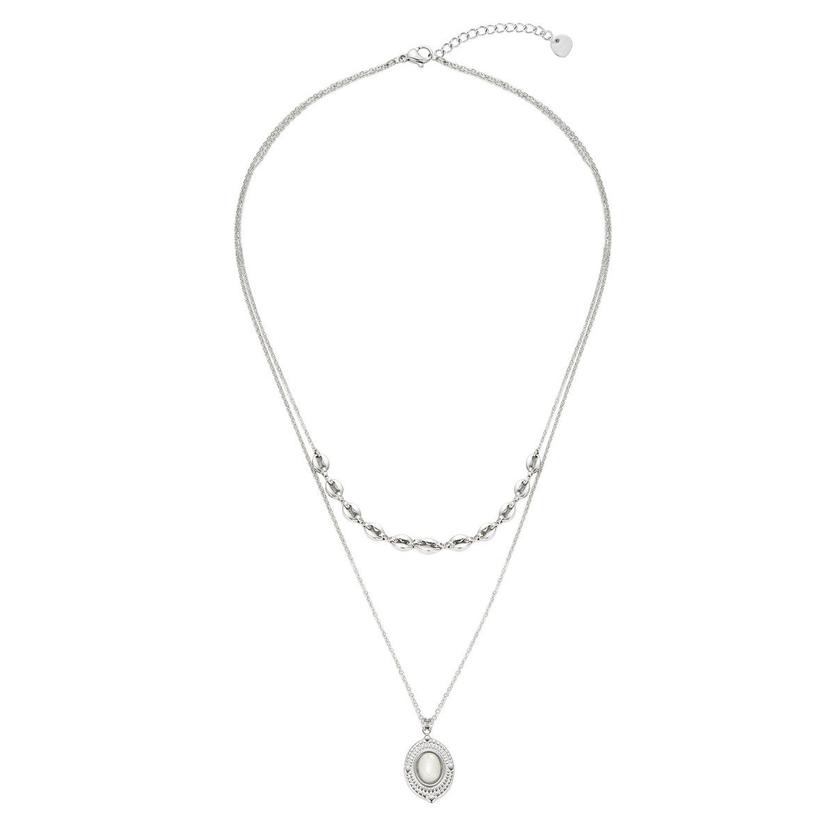 Short Stainless Steel Necklace - YD21072SLR