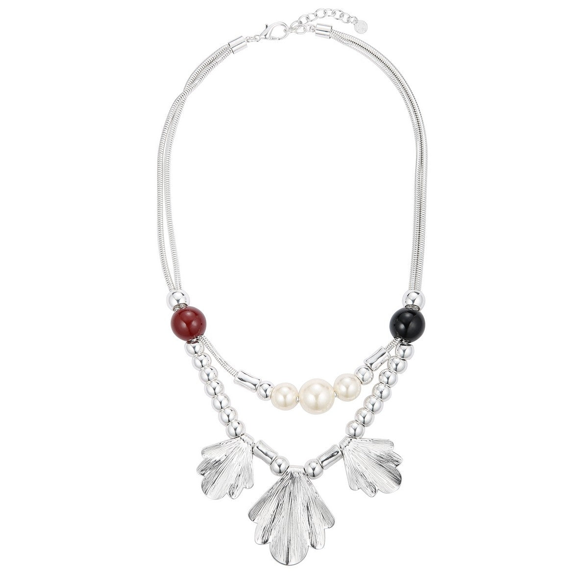 Pearl Shell Necklace - Silver (YD48054SLR)