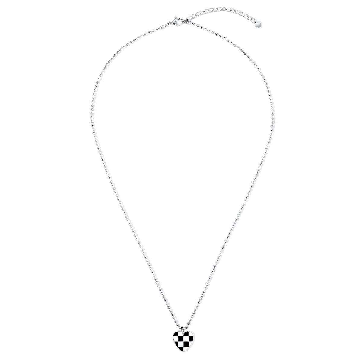 Short Stainless Steel Necklace - YG21006BLK