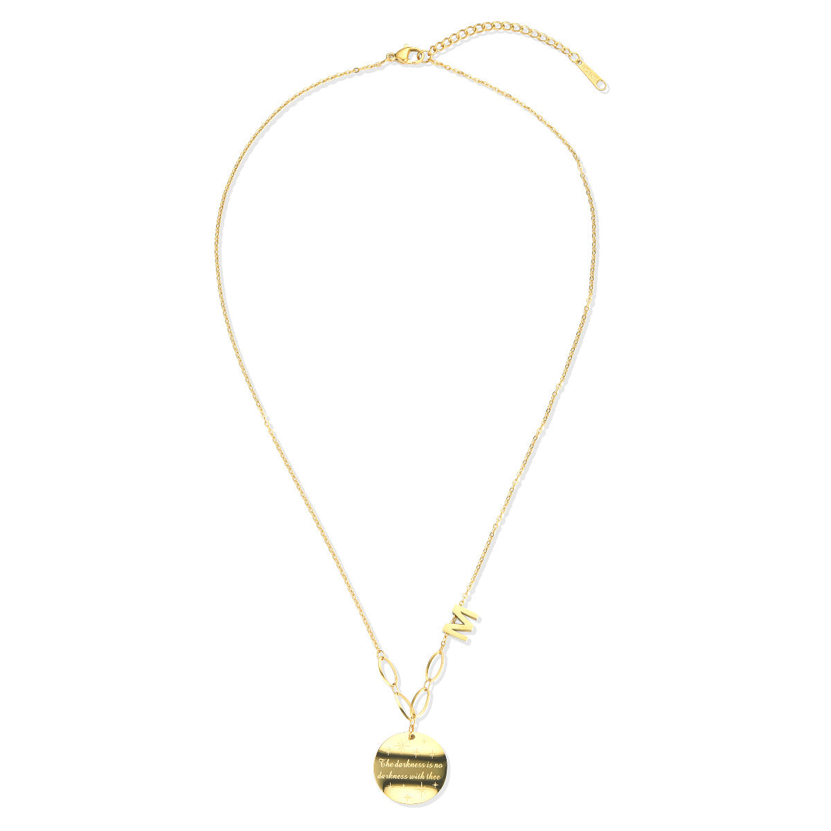 Short Stainless Steel Necklace - YG21016YGD