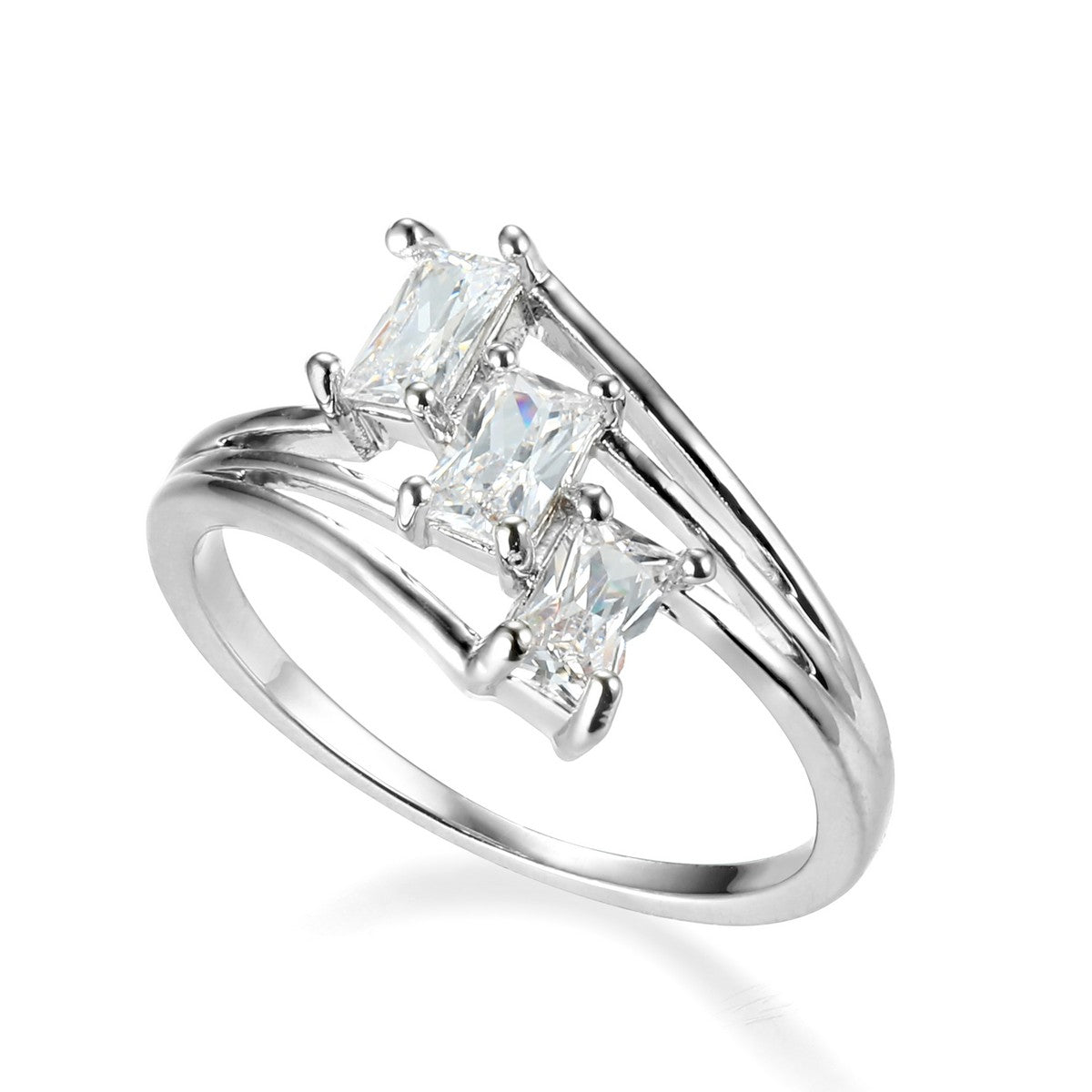 Silver Layered Gen Branch Ring YV21005SLR