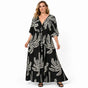 BOHO BREEZE V NECK MAXI DRESS SIZE 12-22