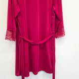 Luxury Silk Feel Lace Trim Lounge Set UK Size 10–24