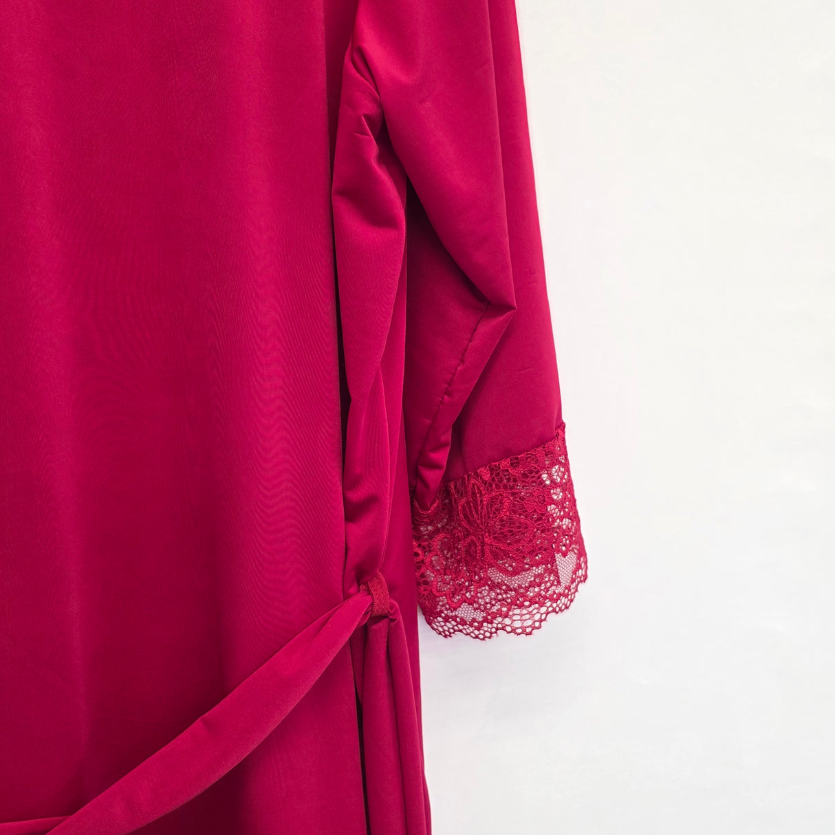 Luxury Silk Feel Lace Trim Lounge Set UK Size 10–24