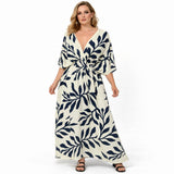 BOHO BREEZE V NECK MAXI DRESS SIZE 12-22