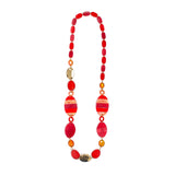 Beaded Pabbles Chain Necklace