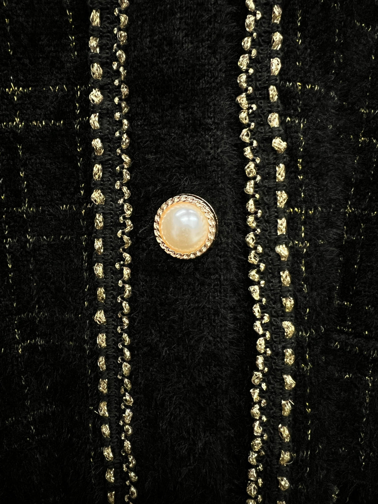 Parisian Vintage Tweed Cardigan With Pearl Buttons - UK SIZE 10-22