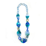Oval Chain Water Layers Necklace