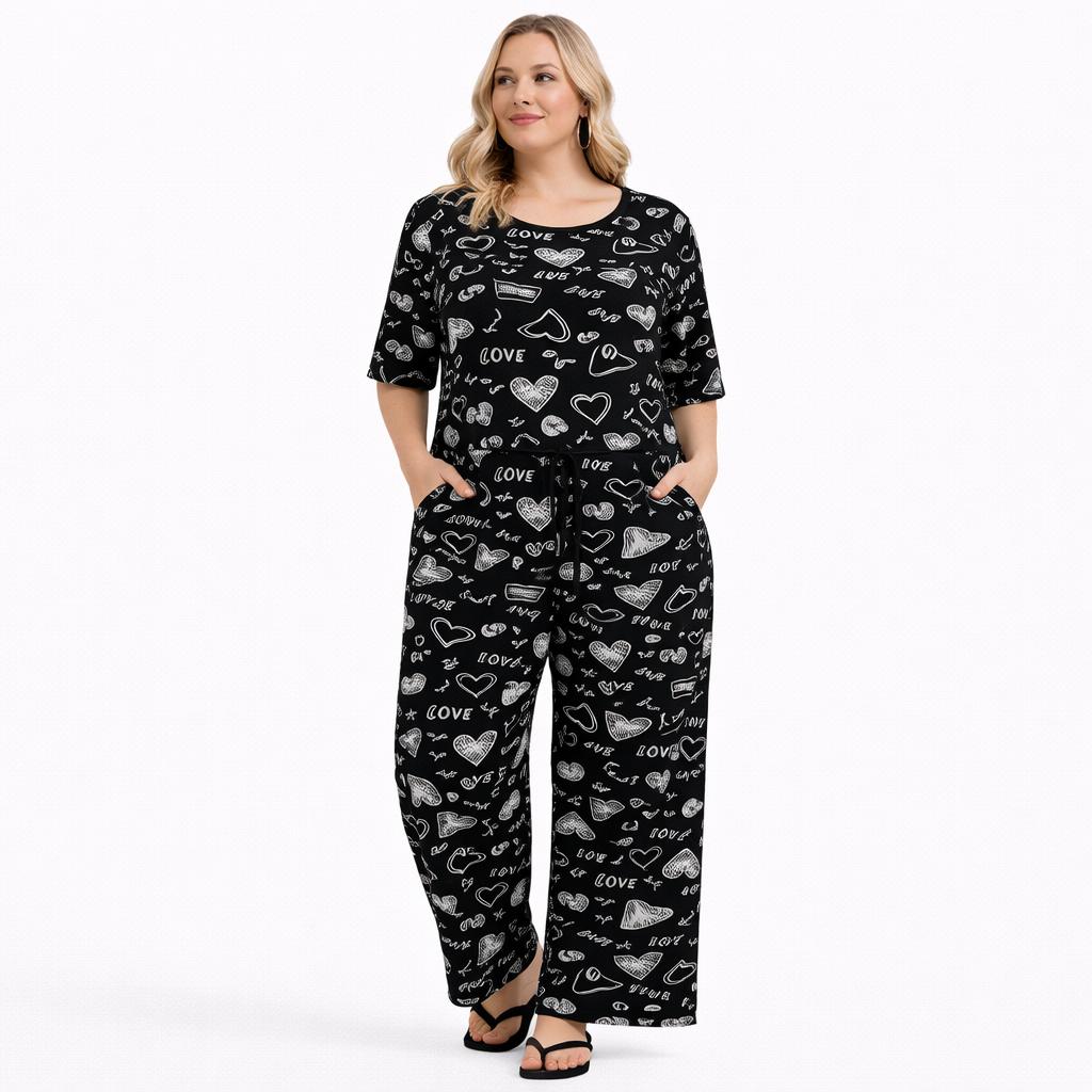 Comfort Lounge Co-ord Sets Cool Fabric ONE SIZE FITS ALL 12-24