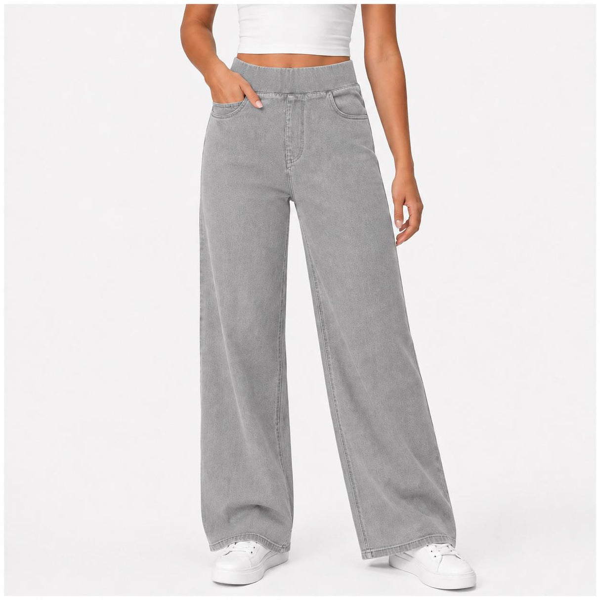 Cotton Jeans Breathable Cotton Super Strtetch Fits 3 Sizes From Size 8-24