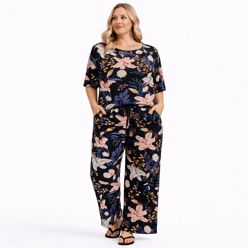 Comfort Lounge Co-ord Sets Cool Fabric ONE SIZE FITS ALL 12-24