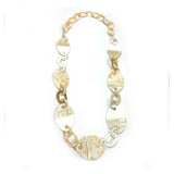 Oval Chain Water Layers Necklace