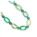 Hallow Ovals In Chain Necklace