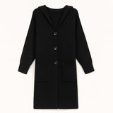 Fine Knitted Large Hoodie With Front Pockets - Fits UK 10-22
