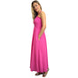 LADIES BACK TIED MAXI DRESS SMOCK SUPER STRETCHY