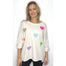 SWEETHEARTS EMBROIDERIED RELAXING FIT SWEATSHIRT ONESIZE FITS ALL 8-16